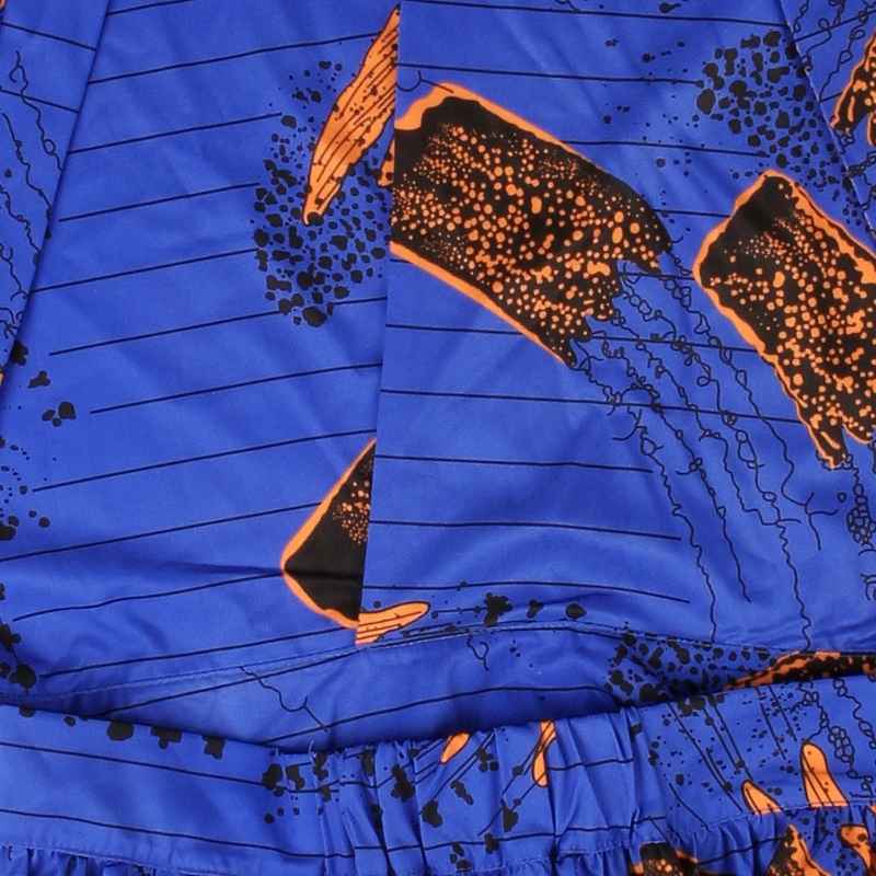 Grande Robe Africaine Bleue – Image 4