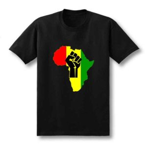 T-Shirt Afrique Poing Levé