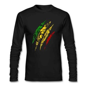 T-shirt Africain Griffe de Lion Longues Manches