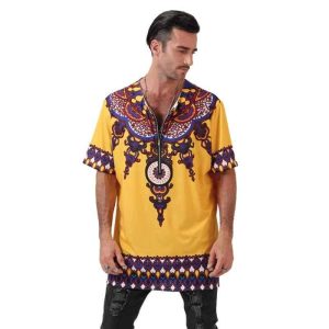 T-Shirts Africain Jaune