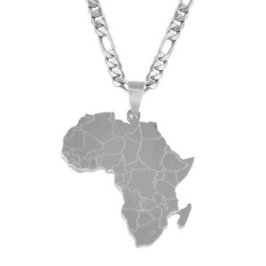 Pendentif Afrique Argent