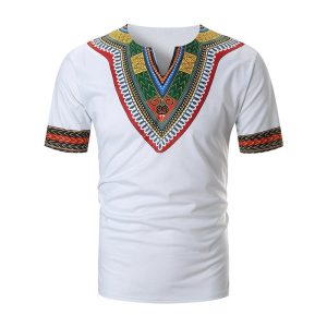 T-Shirt Africain Motif Dashiki