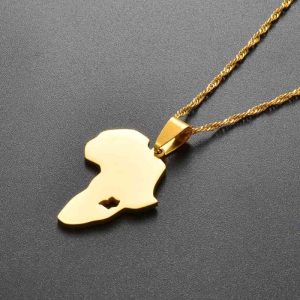 Pendentif Continent Africain
