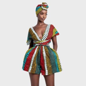 Combinaison Short Africain