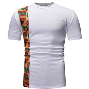 T-Shirt Africain Blanc
