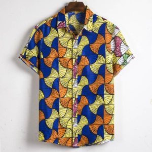 Chemise Africaine Homme en Pagne