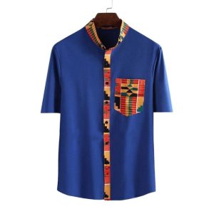 Chemise Africaine Tissu Kenté
