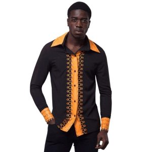 Chemise Africaine Manches Longues