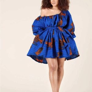 Robe Africaine Bleue