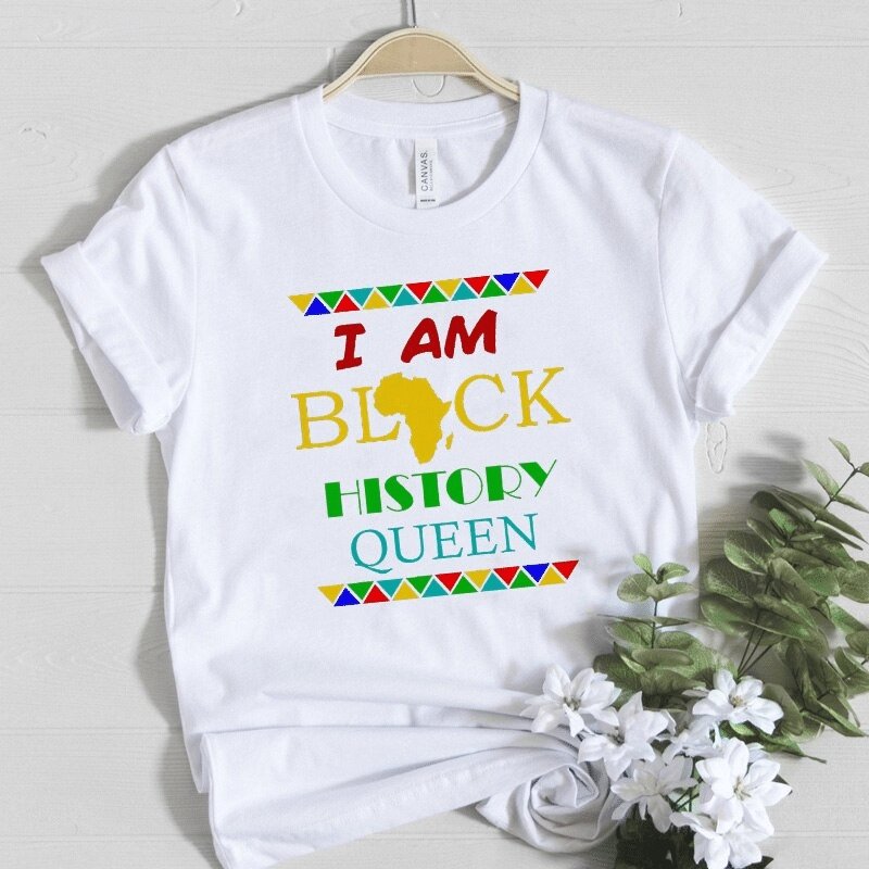 T-Shirt Femme « I am Black History Queen »
