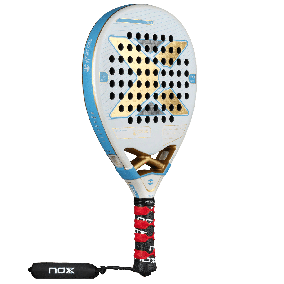 RAQUETTE DE PADEL NOX AT10 GENIUS 18K ALUM LTD BUENOS AIRES 2025 – Image 2