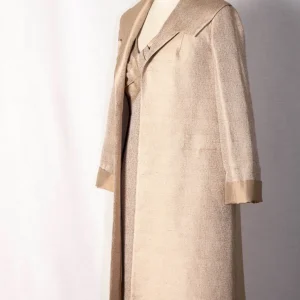 1 Tailleur robe manteau BEIGE SICILIA T38