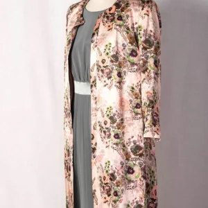 1 Tailleur robe manteau ABRICOT T40