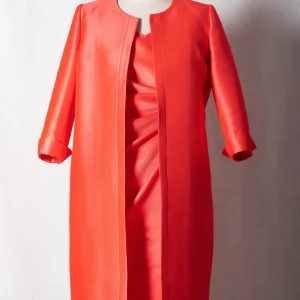 1 Tailleur robe manteau COQUELICOT T42