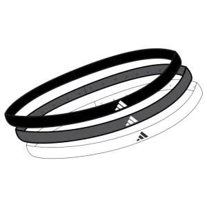 LOT DE 3 BANDEAUX ADIDAS POUR CHEVEUX