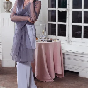 Bel ensemble habillé intemporel gris perle OCCIDENT T40