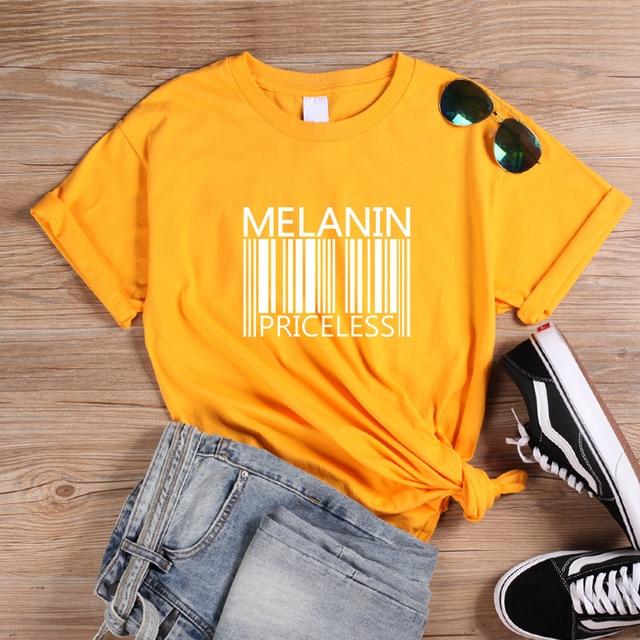 T-Shirt Africain Femme Melanin Priceless – Image 7