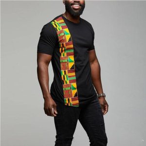 T-Shirt Wax Africain Homme