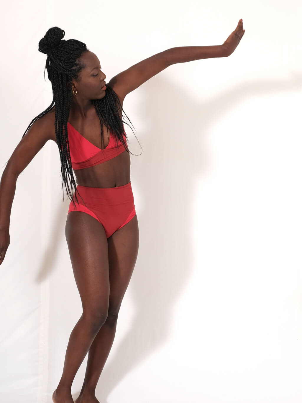 SEDNA : Haut de maillot de bain – Noir & bleu – Made in France – Image 4