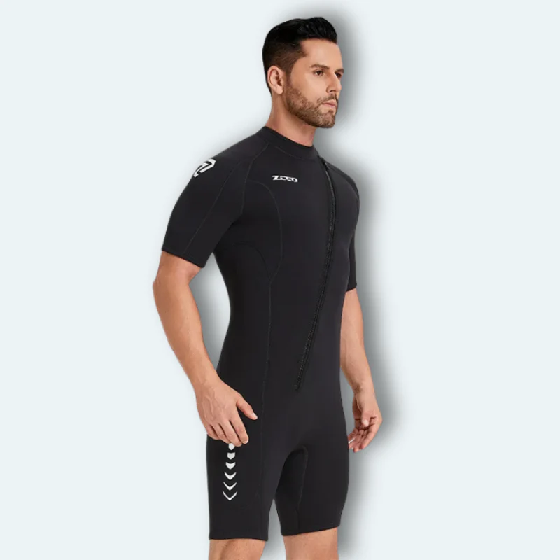 Combinaison plongée shorty Homme en néoprène 3mm – Image 2