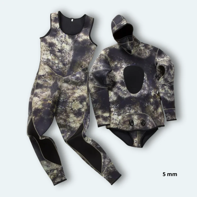 Combinaison chasse sous marine Homme en néoprène 5mm – Image 4