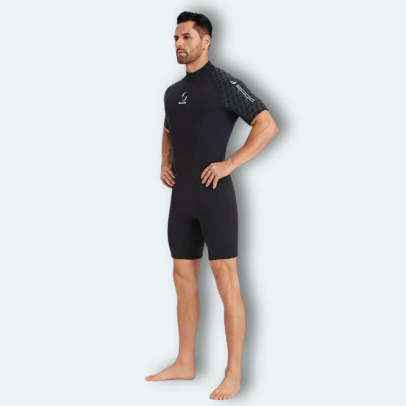 Combinaison plongée shorty Homme en néoprène 3mm – Image 2