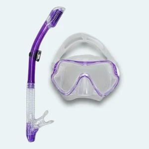 Masque de plongée avec tuba Adulte en verre trempé et antibuée