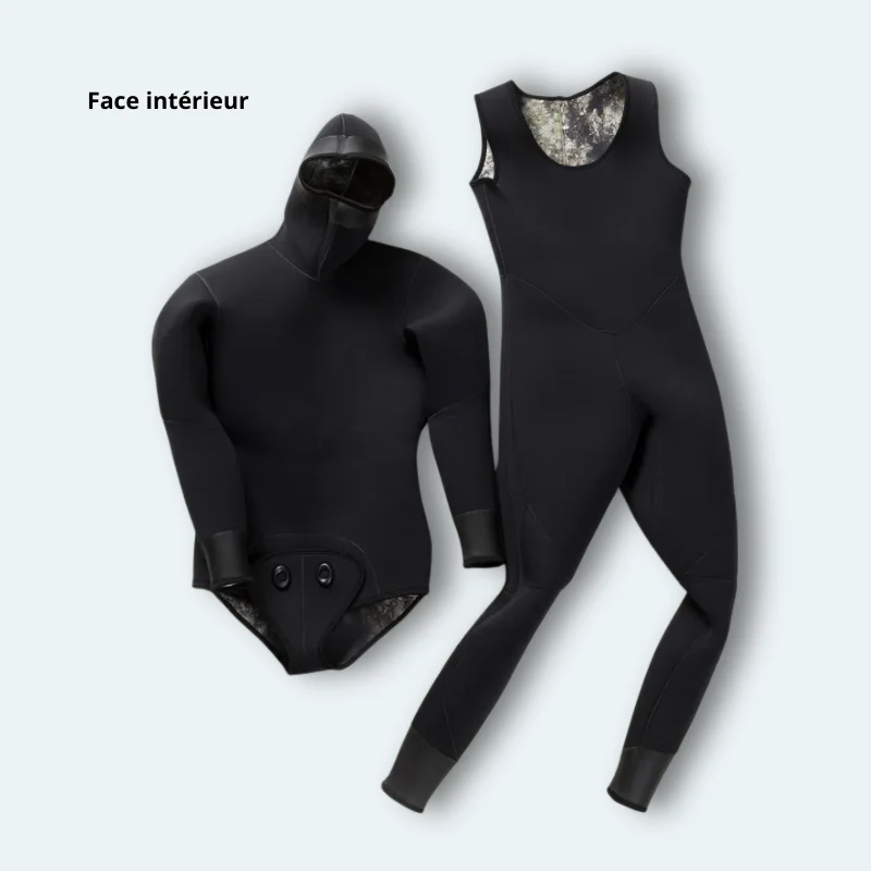 Combinaison chasse sous marine Homme en néoprène 5mm – Image 3